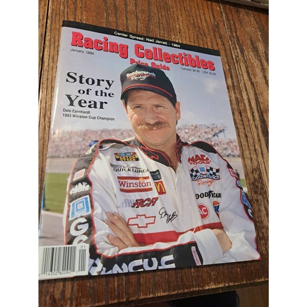 Vintage Jan 1994 SportStars Inc Racing Collectibles Price Guide Dale Earnhardt